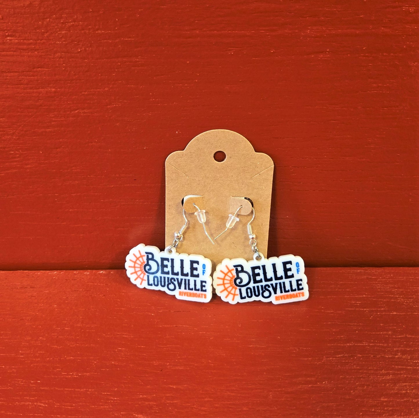 Belle Logo Hanging Earrings