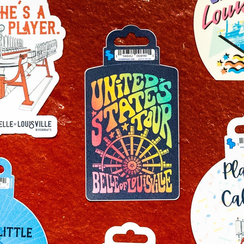 Riverboat Stickers - 3"