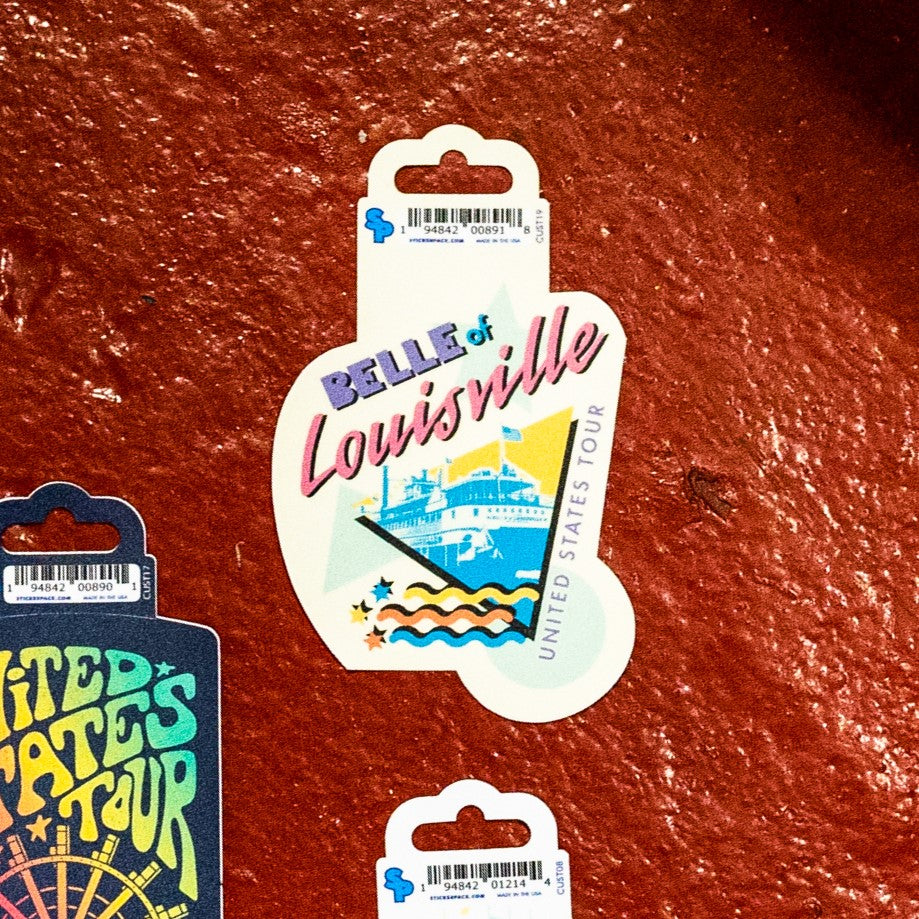 Riverboat Stickers - 3"