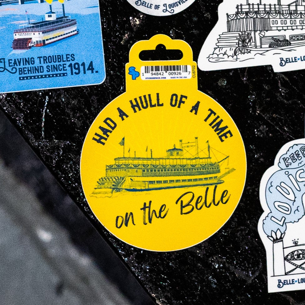 Riverboat Stickers - 3"