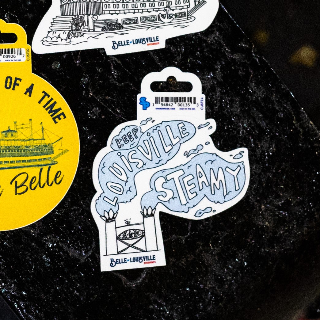 Riverboat Stickers - 3"