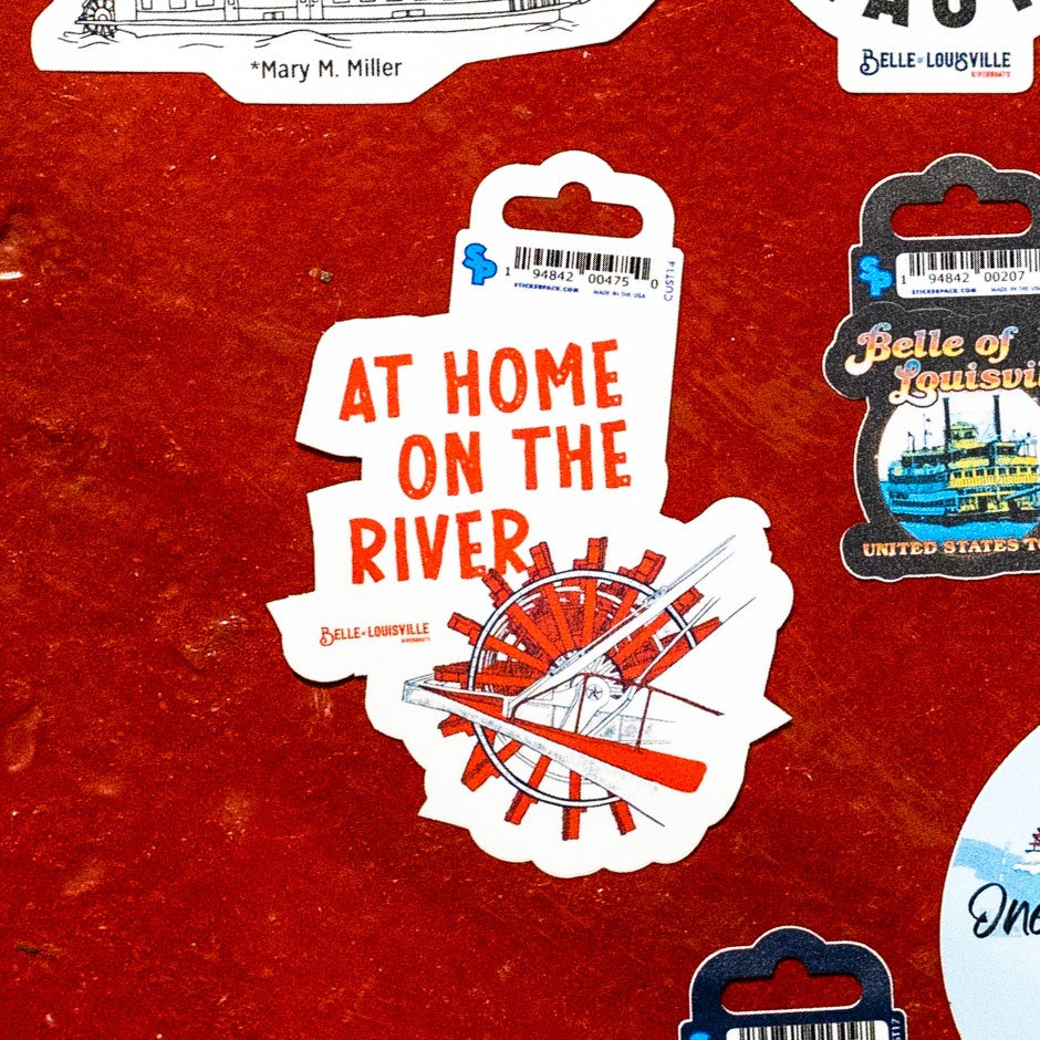 Riverboat Stickers - 3"