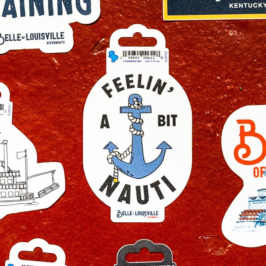 Riverboat Stickers - 3"