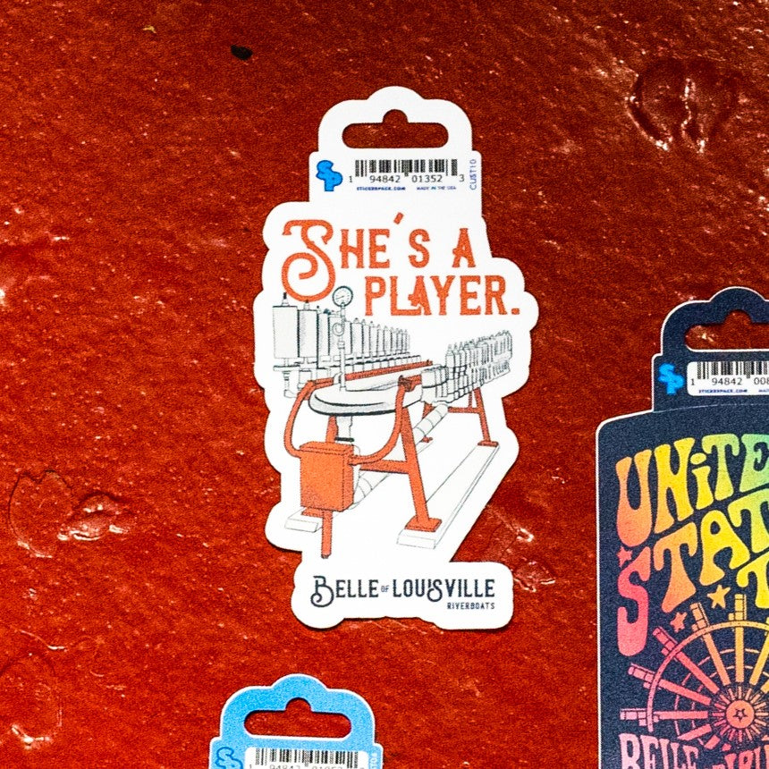 Riverboat Stickers - 3"