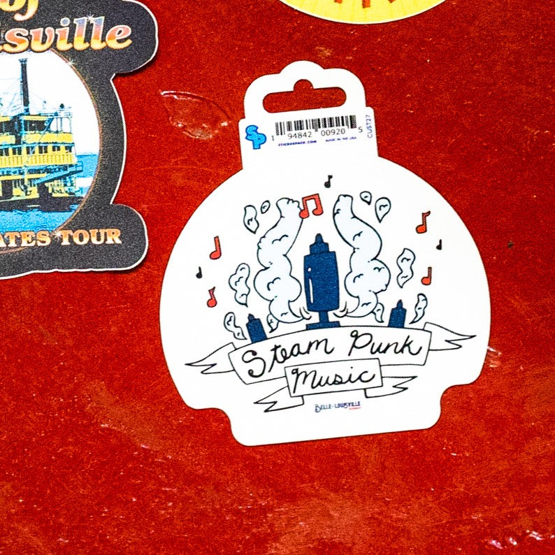 Riverboat Stickers - 3"