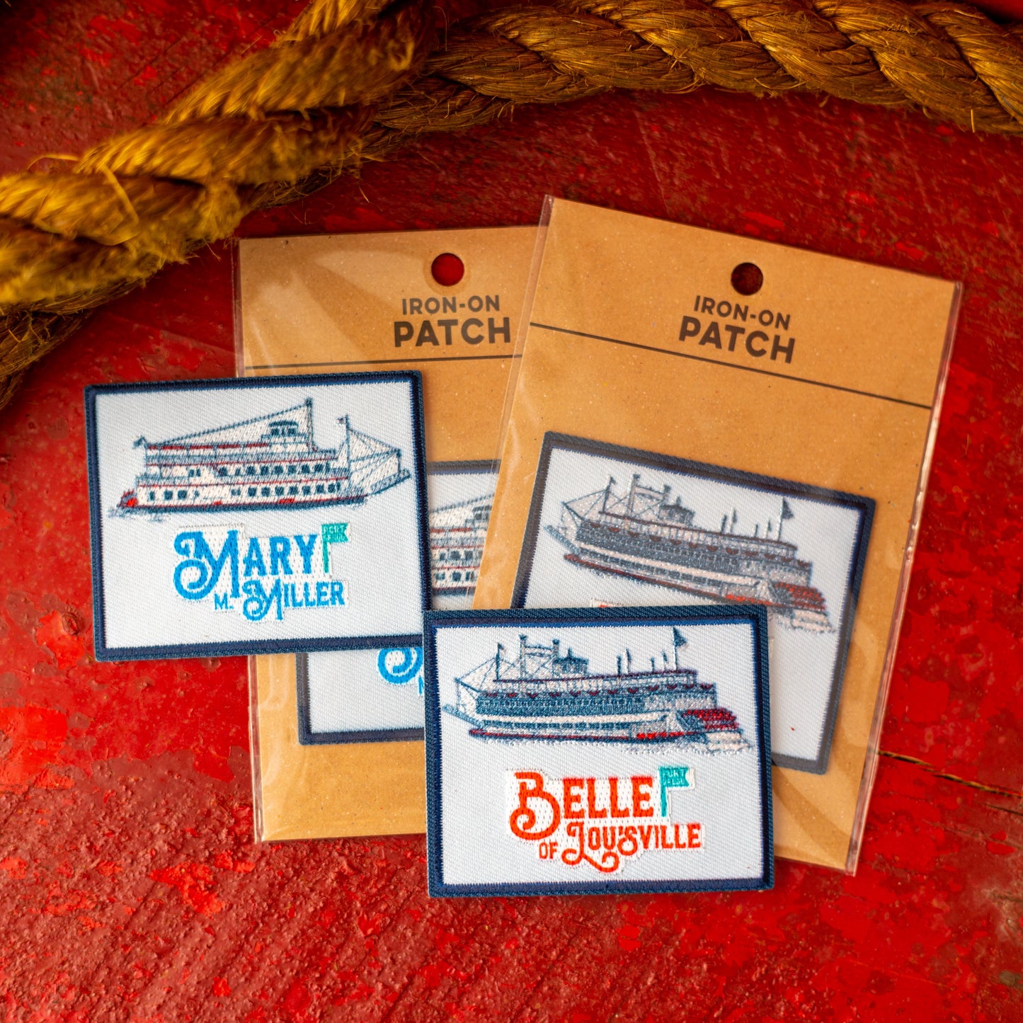 Belle of Louisville & Mary M. Miller Iron On Patches