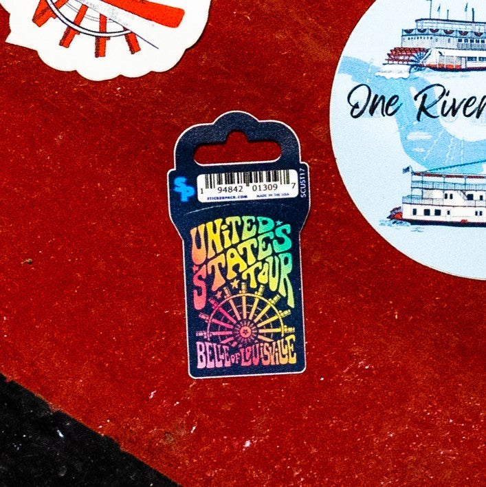 Riverboat Stickers - 2"
