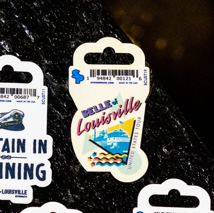 Riverboat Stickers - 2"