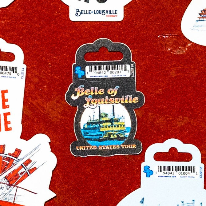 Riverboat Stickers - 2"