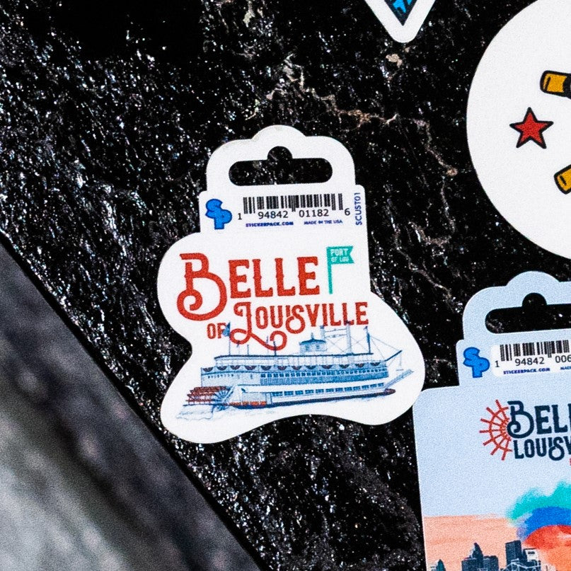 Riverboat Stickers - 2"
