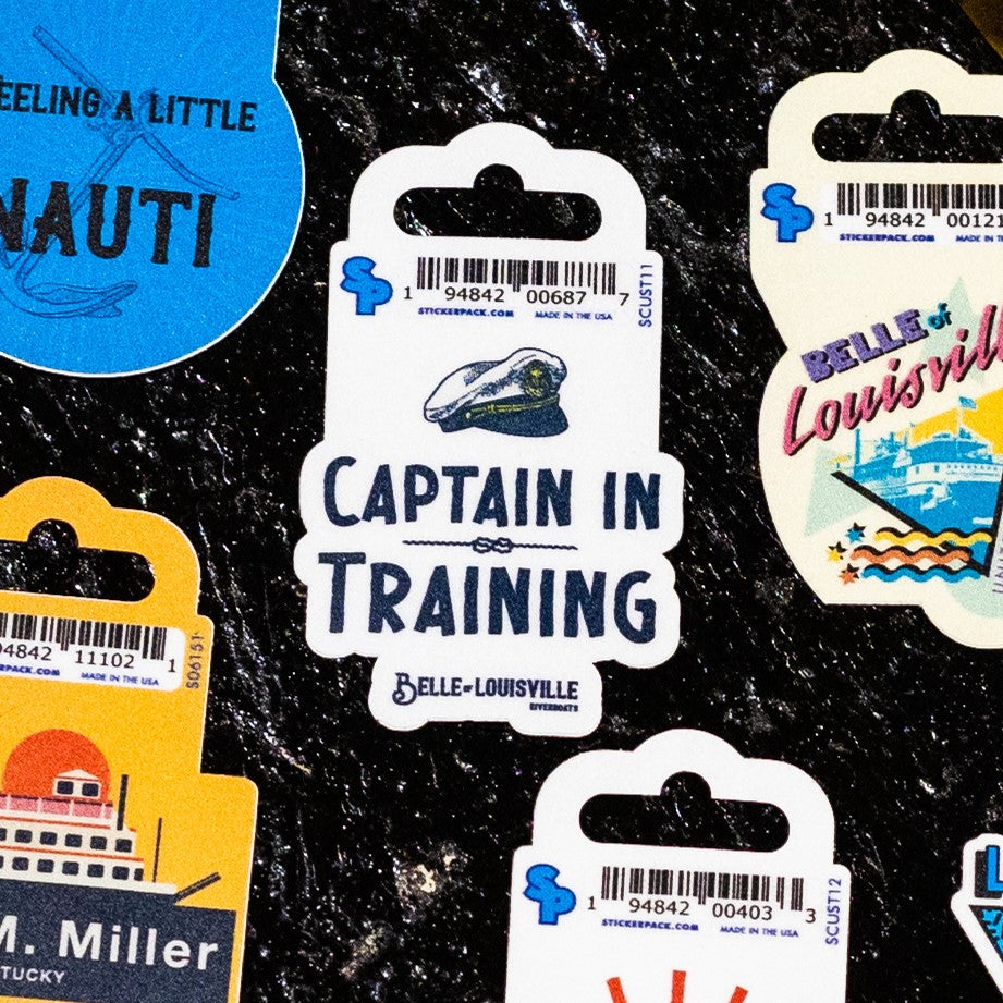 Riverboat Stickers - 2"