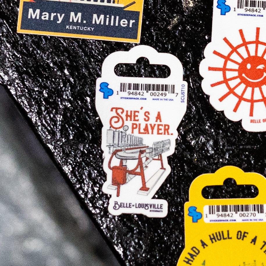 Riverboat Stickers - 2"
