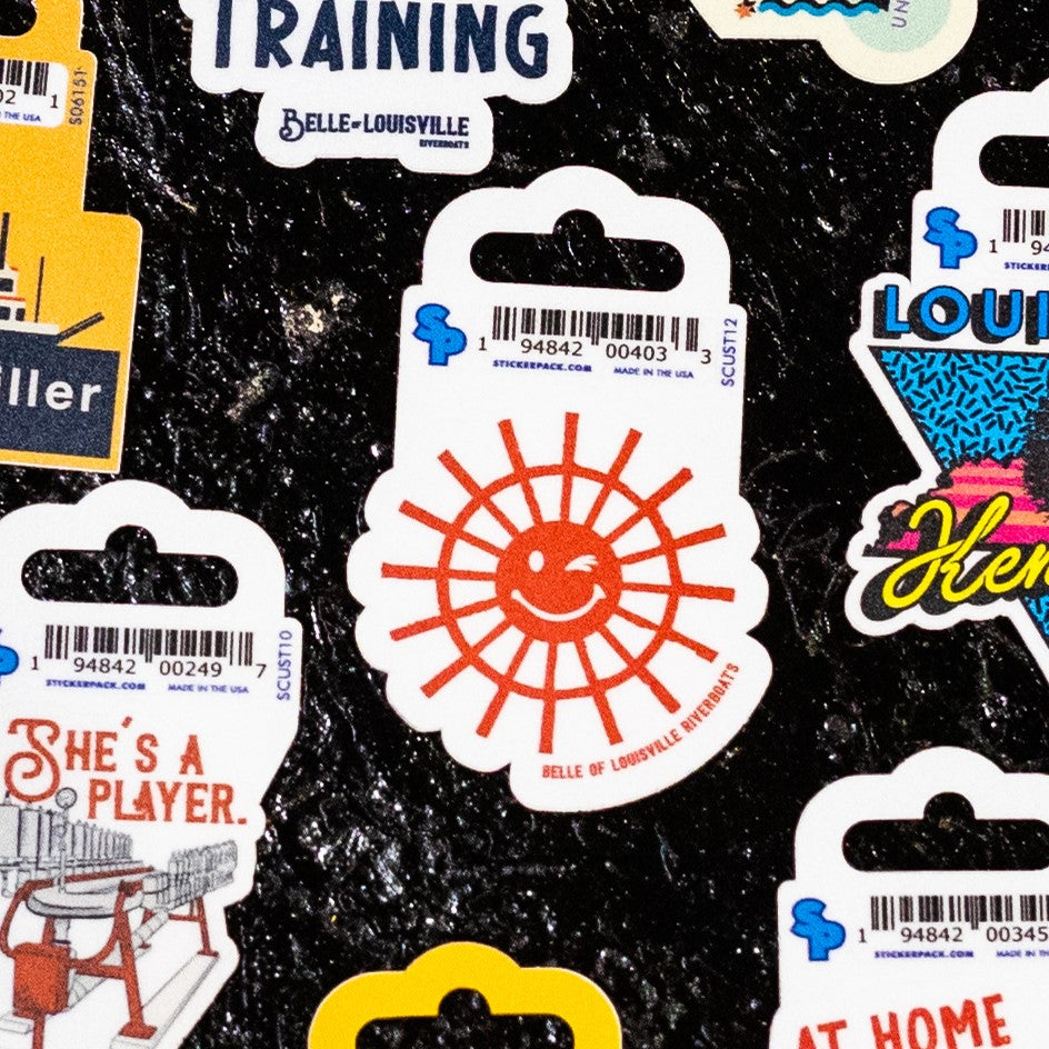 Riverboat Stickers - 2"