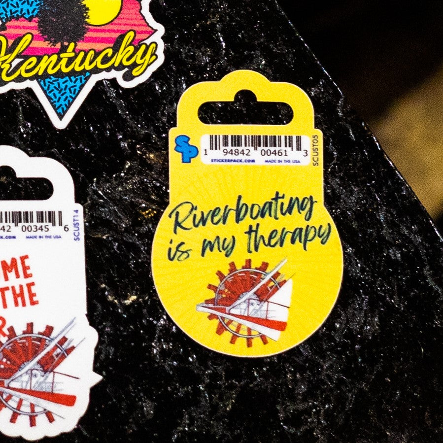 Riverboat Stickers - 2"