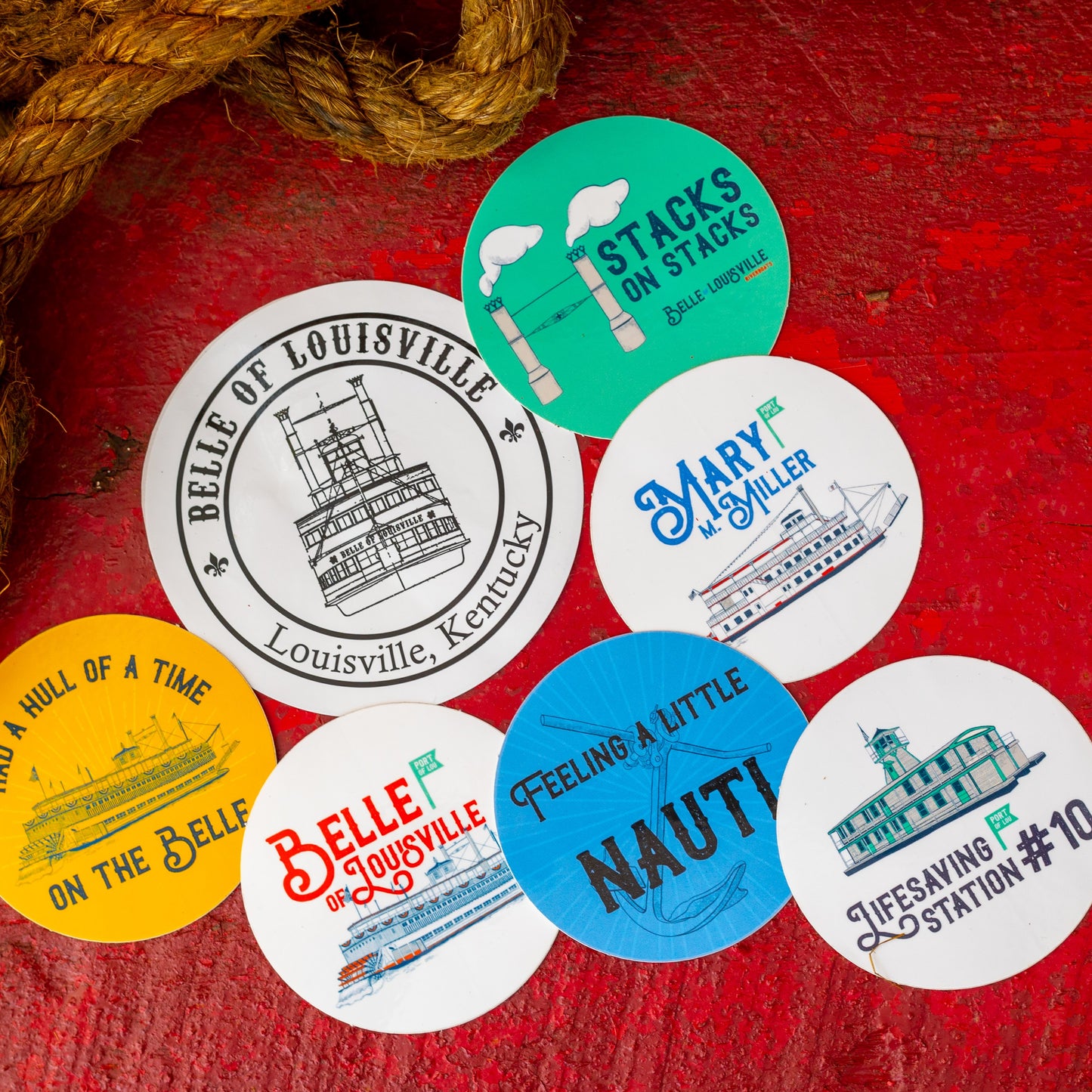 Riverboat Stickers