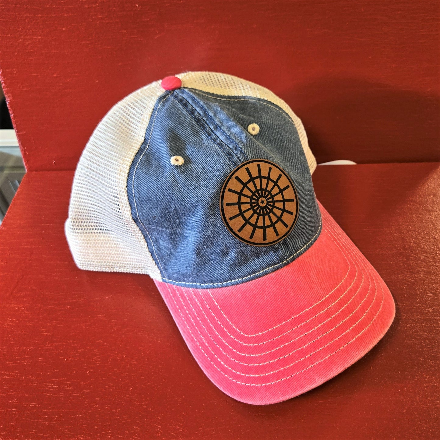 Trucker hat with Leather Patch