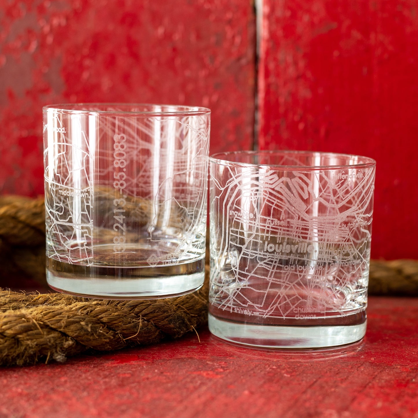 Louisville Whiskey Rocks Glass