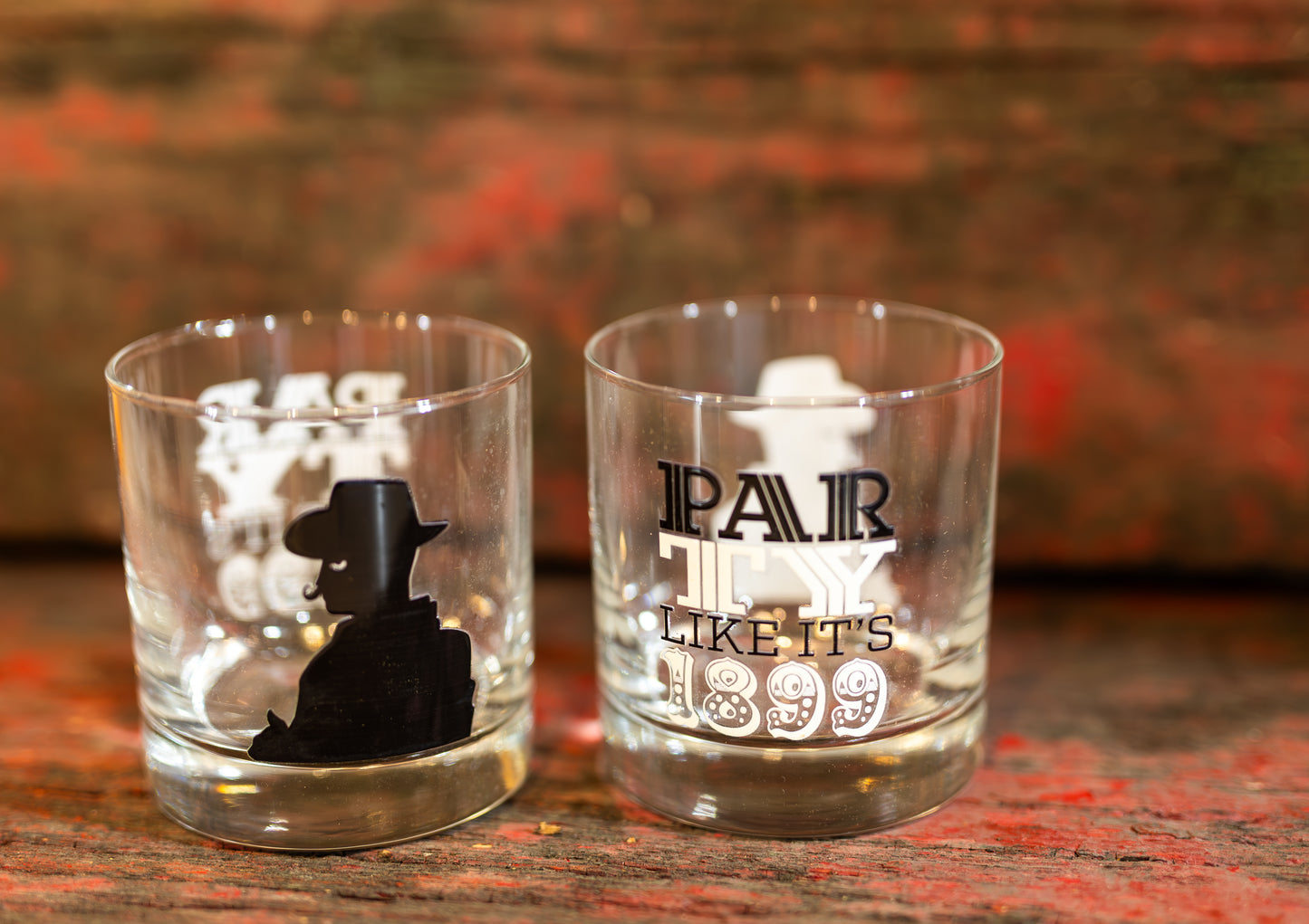 Riverboat Gambler Whiskey Glass