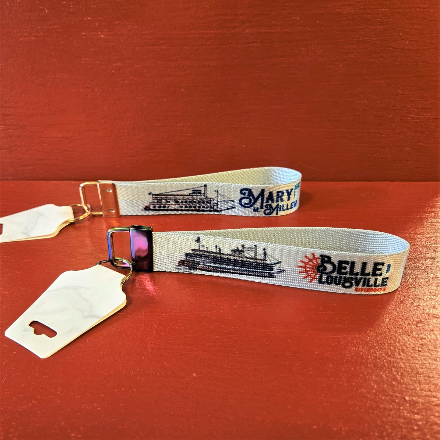 Printed Logo Wristlet