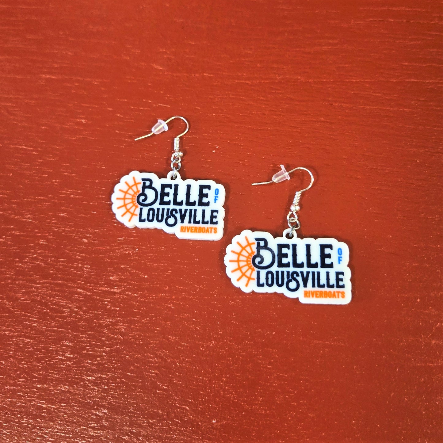 Belle Logo Hanging Earrings