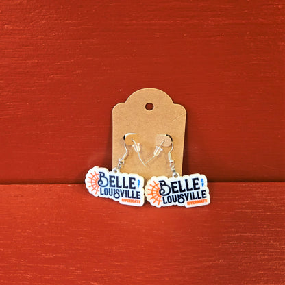 Belle Logo Hanging Earrings