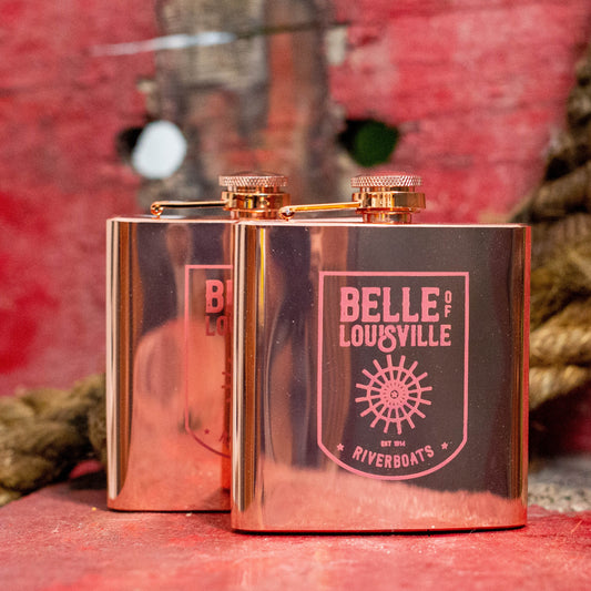 Belle of Louisville Copper Flask