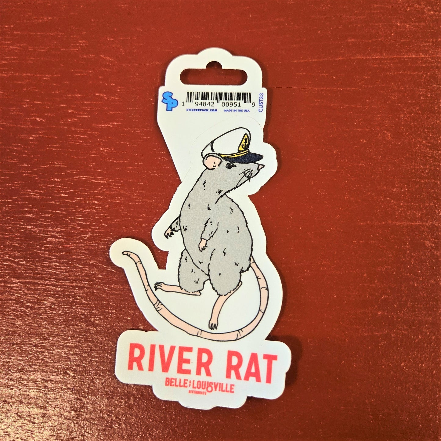 Riverboat Stickers - 3"