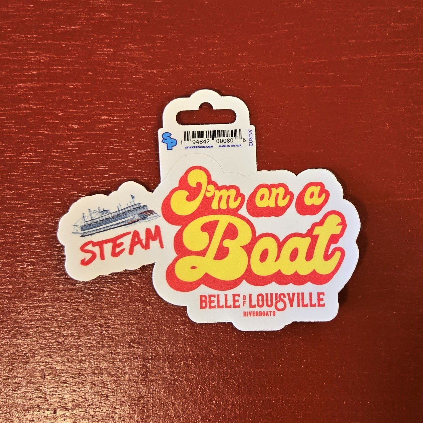 Riverboat Stickers - 3"