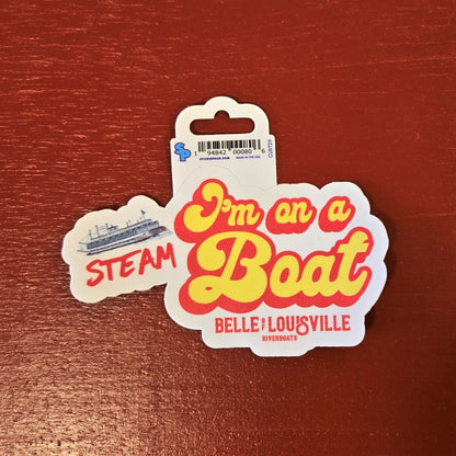 Riverboat Stickers - 3"