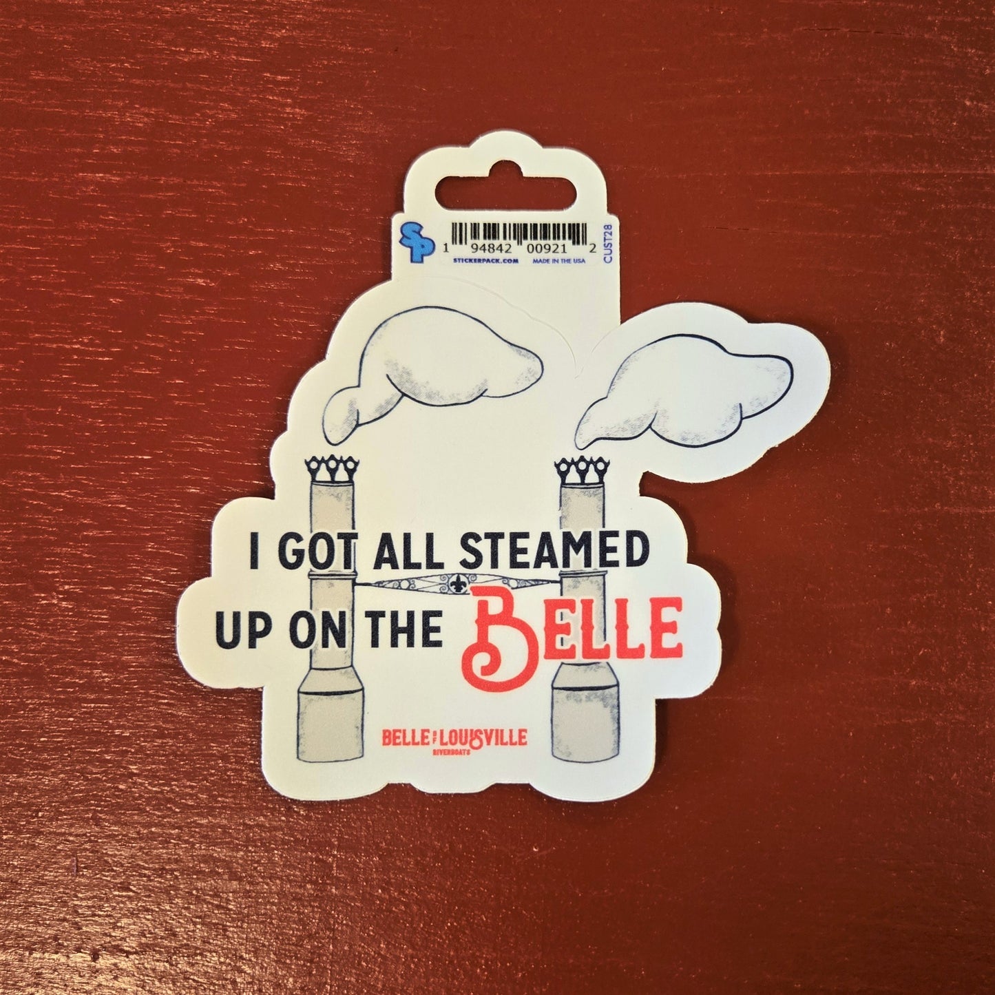 Riverboat Stickers - 3"