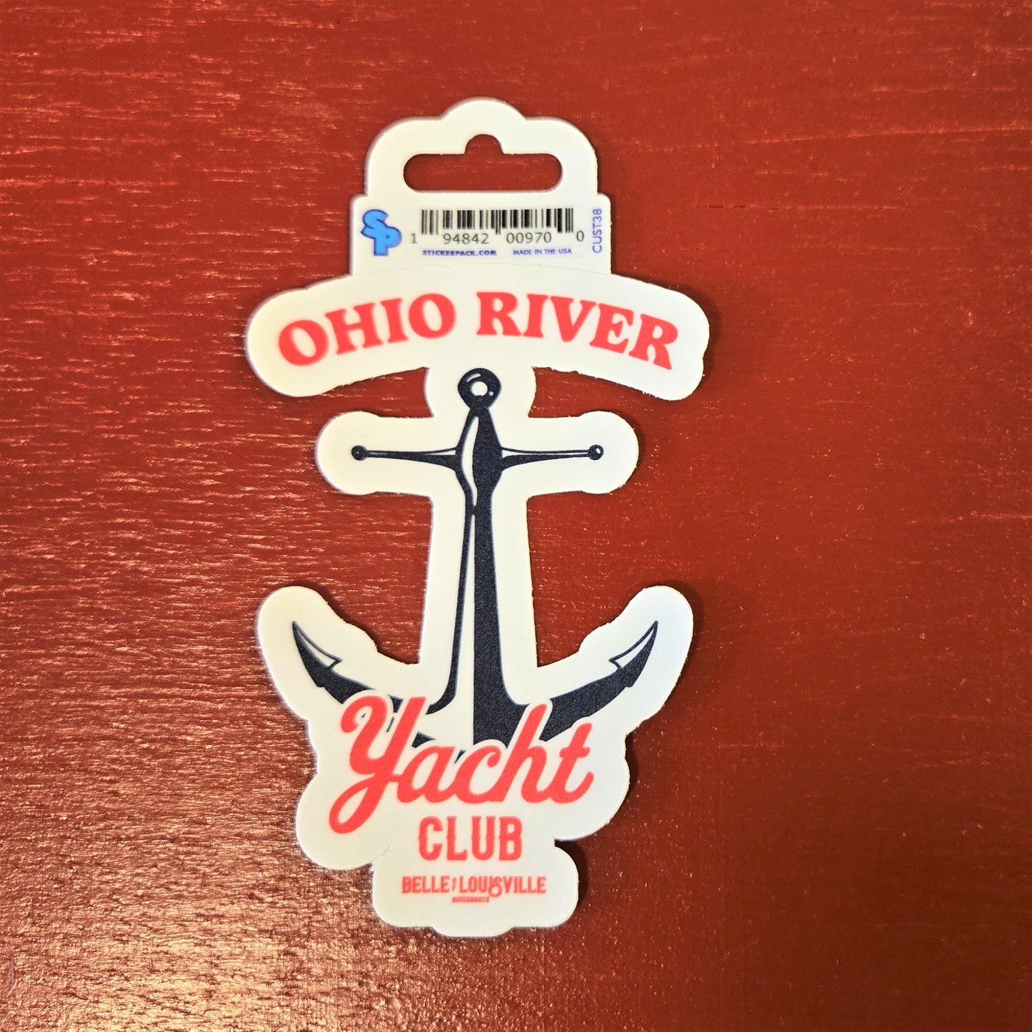 Riverboat Stickers - 3"