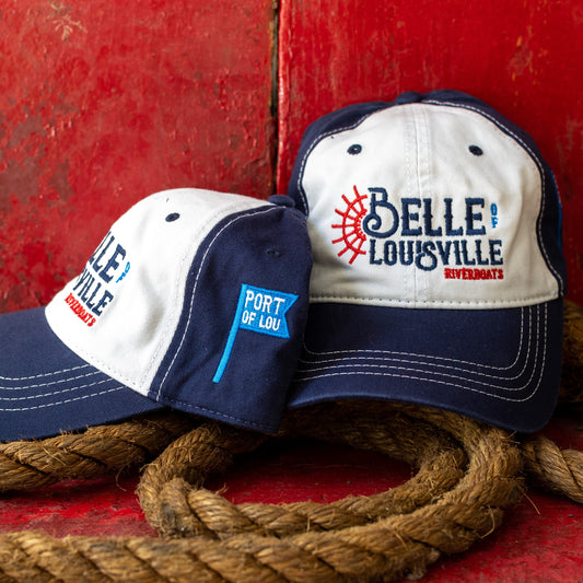 Belle of Louisville Baseball Hat - Navy/White