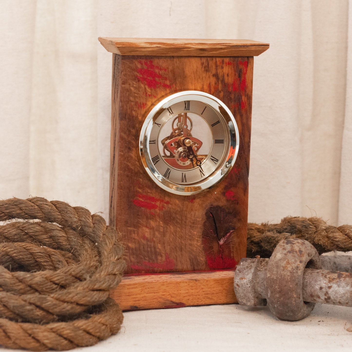 Paddlewheel Wood Clocks