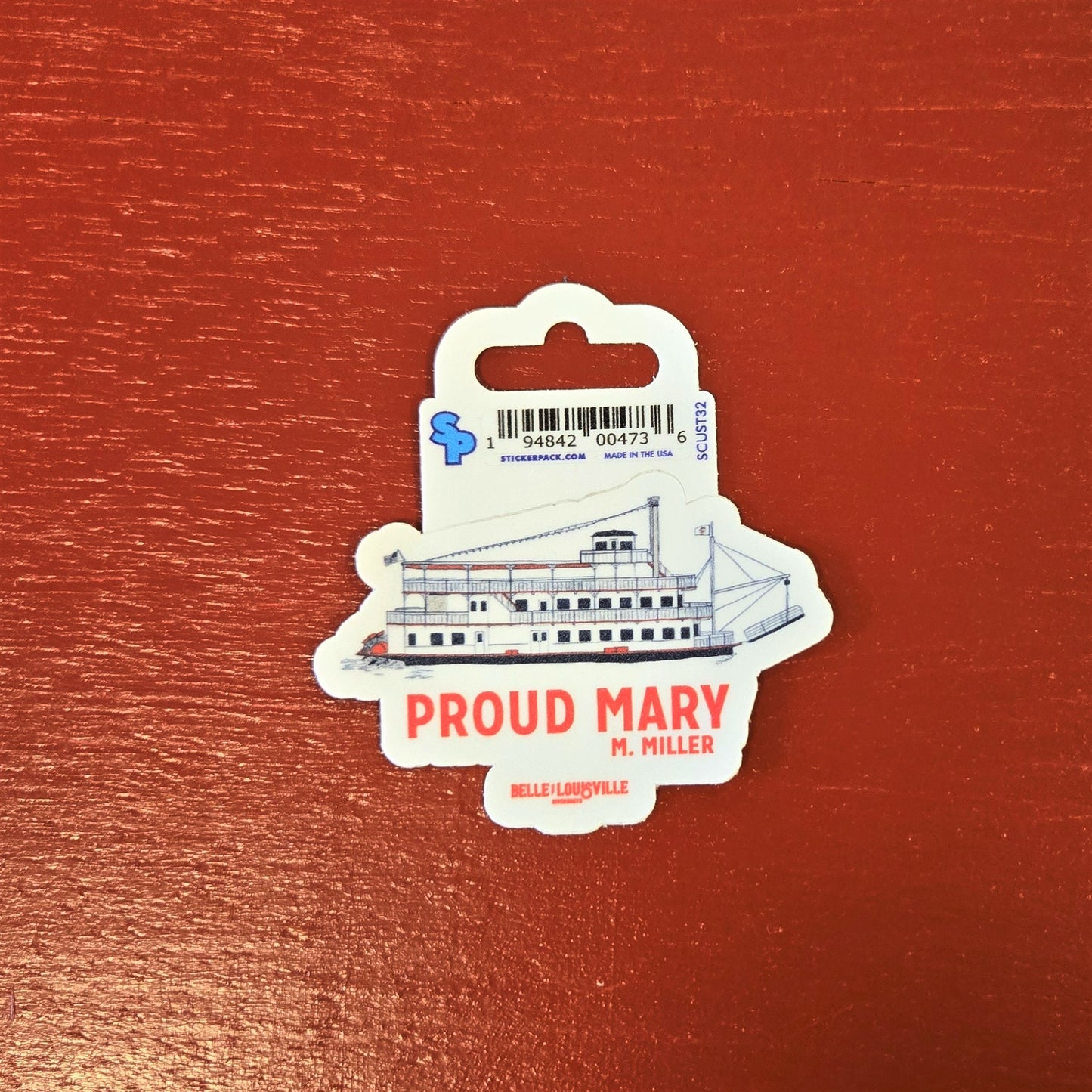 Riverboat Stickers - 2"