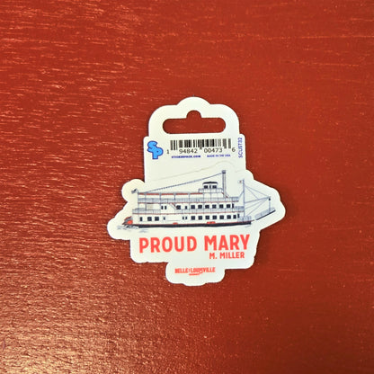 Riverboat Stickers - 2"