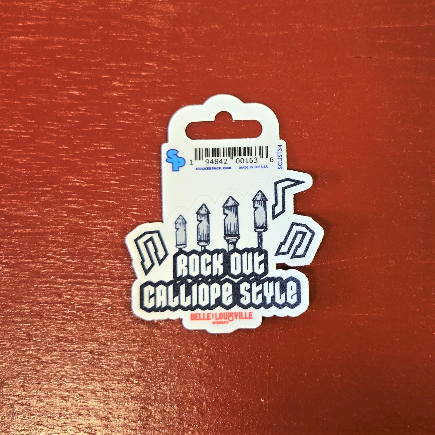 Riverboat Stickers - 2"