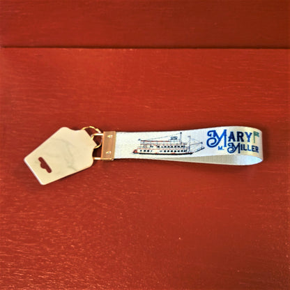 Printed Logo Wristlet