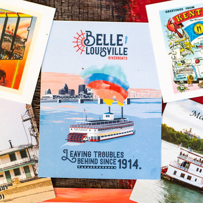 Belle of Louisville Riverboats Postcards