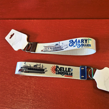 Printed Logo Wristlet